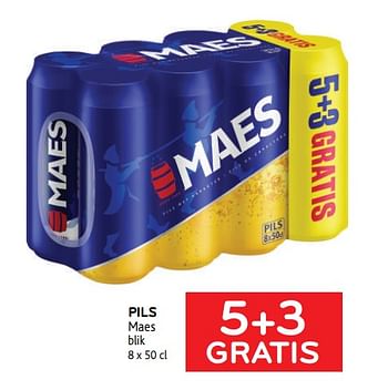 Promotions 5+3 gratis pils maes - Maes - Valide de 13/01/2021 à 26/01/2021 chez Alvo