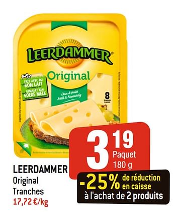 Promotions Leerdammer - Leerdammer - Valide de 06/01/2021 à 12/04/2021 chez Smatch