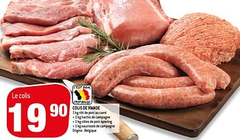 Promotions Colis de viande - Produit maison - Match - Valide de 06/01/2021 à 12/04/2021 chez Match