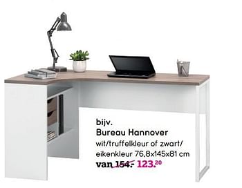 Promotions Bureau hannover - Produit maison - Leen Bakker - Valide de 04/01/2021 à 31/01/2021 chez Leen Bakker