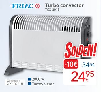 Promoties Friac turbo convector tco 2018 - Friac - Geldig van 04/01/2021 tot 31/01/2021 bij Eldi