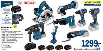 Promotions Bosch accutoolkit 18 v - Bosch - Valide de 13/01/2021 à 26/01/2021 chez Makro