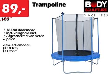 Promoties Trampoline - Body Sculpture - Geldig van 24/12/2020 tot 15/01/2021 bij Itek