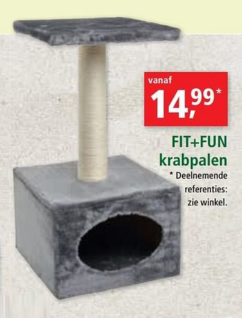 Promoties Fit+fun krabpalen - Fit + Fun - Geldig van 08/01/2021 tot 20/01/2021 bij Maxi Zoo