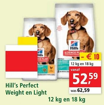 Promotions Hill`s perfect weight en light - Hill's - Valide de 08/01/2021 à 20/01/2021 chez Maxi Zoo