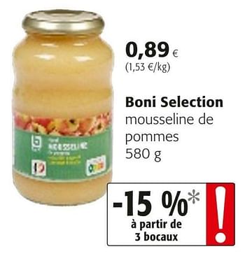 Promoties Boni selection mousseline de pommes - Boni - Geldig van 04/01/2021 tot 12/01/2021 bij Colruyt