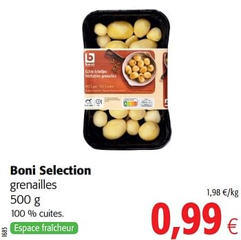 Promotions Boni selection grenailles - Boni - Valide de 04/01/2021 à 12/01/2021 chez Colruyt