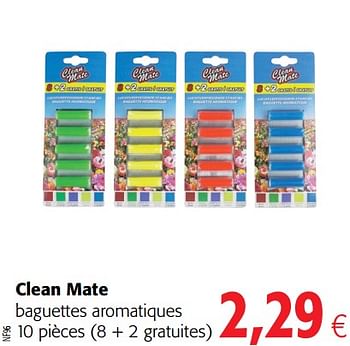 Promotions Clean mate baguettes aromatiques - CleanMate - Valide de 04/01/2021 à 12/01/2021 chez Colruyt