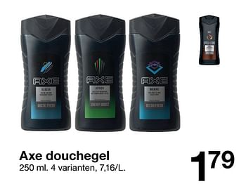 Promotions Axe douchegel - Axe - Valide de 09/01/2021 à 15/01/2021 chez Zeeman