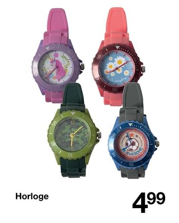 Promoties Horloge - Huismerk - Zeeman  - Geldig van 09/01/2021 tot 15/01/2021 bij Zeeman