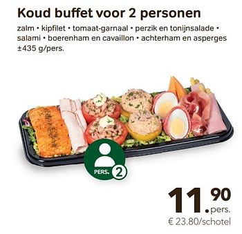 Promoties Koud buffet - Huismerk - Bon'Ap - Geldig van 06/01/2021 tot 04/02/2021 bij Bon'Ap