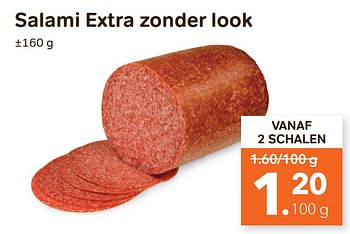 Promoties Salami extra zonder look - Huismerk - Bon'Ap - Geldig van 06/01/2021 tot 04/02/2021 bij Bon'Ap