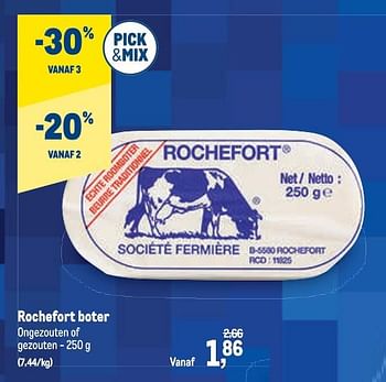 Promoties Rochefort boter - Rochefort - Geldig van 13/01/2021 tot 26/01/2021 bij Makro