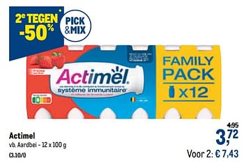 Promoties Actimel aardbei - Douwe Egberts - Geldig van 13/01/2021 tot 26/01/2021 bij Makro
