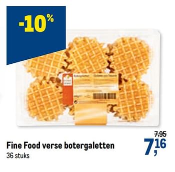Promoties Fine food verse botergaletten - Fine Food - Geldig van 13/01/2021 tot 26/01/2021 bij Makro