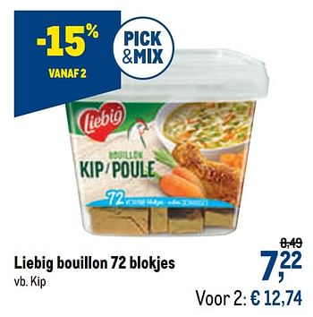 Promoties Liebig bouillon kip - Liebig - Geldig van 13/01/2021 tot 26/01/2021 bij Makro