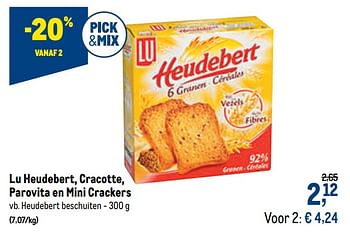 Promoties Heudebert beschuiten - Lu - Geldig van 13/01/2021 tot 26/01/2021 bij Makro