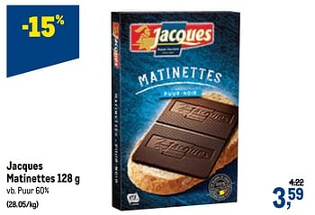Promoties Jacques matinettes - Jacques - Geldig van 13/01/2021 tot 26/01/2021 bij Makro