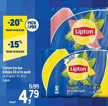 Promoties Lipton ice tea original - Lipton - Geldig van 13/01/2021 tot 26/01/2021 bij Makro