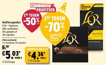 Promoties Koffiecapsules mattinata - Douwe Egberts - Geldig van 14/01/2021 tot 20/01/2021 bij Delhaize