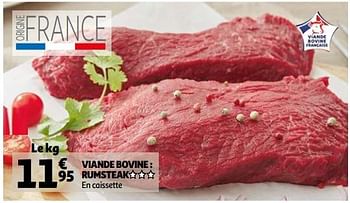 Promotions Viande bovine rumsteak - Produit Maison - Auchan Ronq - Valide de 12/01/2021 à 26/01/2021 chez Auchan Ronq