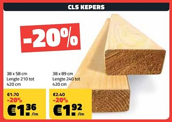 Promotions Cls kepers - Produit maison - Bouwcenter Frans Vlaeminck - Valide de 01/01/2021 à 31/01/2021 chez Bouwcenter Frans Vlaeminck