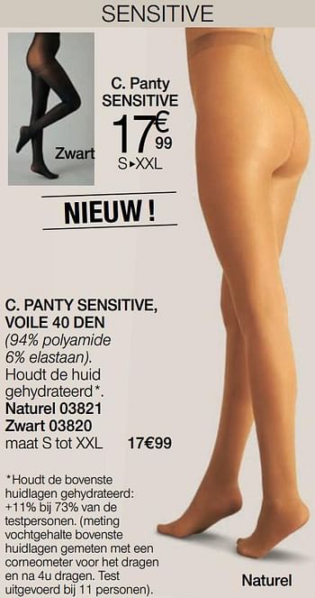 Promoties Panty sensitive - Huismerk - Damart - Geldig van 06/01/2021 tot 15/06/2021 bij Damart