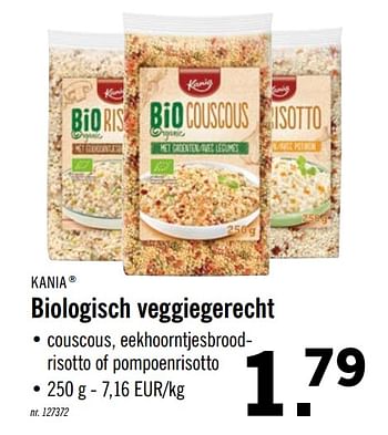 Promoties Biologisch veggiegerecht - Kania - Geldig van 18/01/2021 tot 23/01/2021 bij Lidl