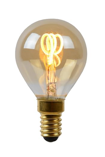 Promoties Lucide Lampe Globe LED Filemant E14 3 W 115 Lm 2200 K ambre - Lucide - Geldig van 13/01/2021 tot 26/01/2021 bij Makro