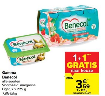 Promoties Margarine - Benecol - Geldig van 13/01/2021 tot 25/01/2021 bij Carrefour