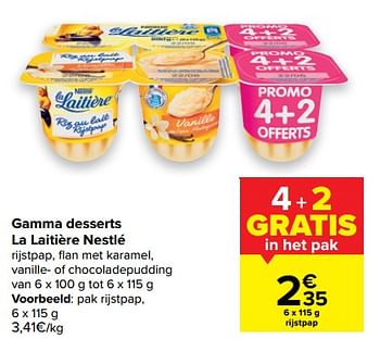 Promoties Pak rijstpap - Nestlé - Geldig van 13/01/2021 tot 25/01/2021 bij Carrefour