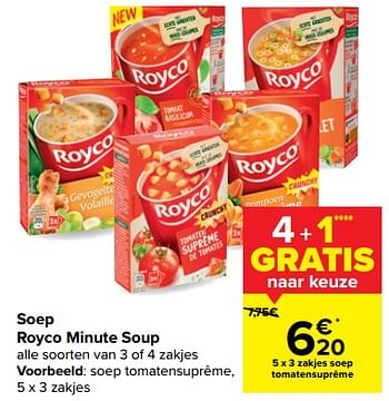 Promoties Soep tomatensuprême - Royco - Geldig van 13/01/2021 tot 25/01/2021 bij Carrefour