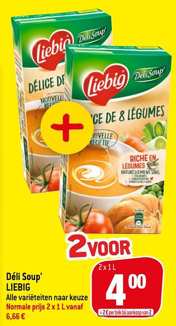 Promoties Déli soup` liebig - Liebig - Geldig van 13/01/2021 tot 19/01/2021 bij Match