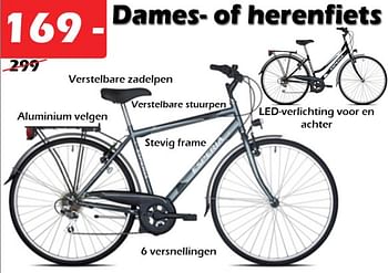 Promoties Dames- of herenfiets - Huismerk - Itek - Geldig van 05/01/2021 tot 31/01/2021 bij Itek