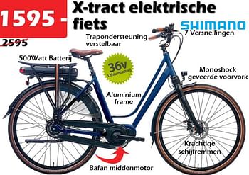 Promoties X-tract elektrische flets - X-tract - Geldig van 05/01/2021 tot 31/01/2021 bij Itek