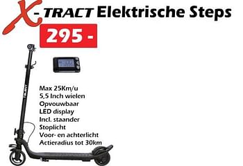 Promotions X-tract elektrische steps - X-tract - Valide de 05/01/2021 à 31/01/2021 chez Itek