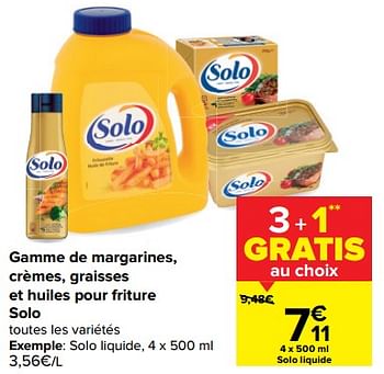 Promotions Solo liquide - Solo - Valide de 13/01/2021 à 25/01/2021 chez Carrefour