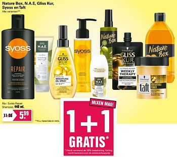 Promotions Syoss repair shampoo - Syoss - Valide de 14/01/2021 à 30/01/2021 chez De Online Drogist