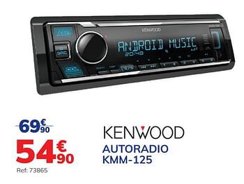 Promotions Kenwood autoradio kmm-125 - Kenwood - Valide de 14/01/2021 à 09/03/2021 chez Auto 5