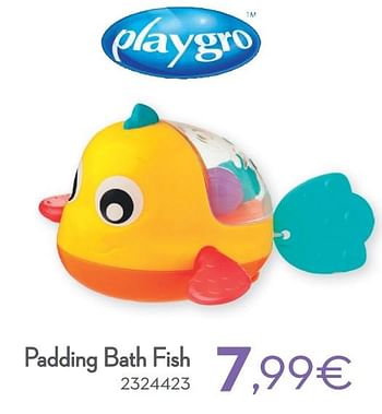 Promoties Padding bath fish - Playgro - Geldig van 01/01/2021 tot 31/12/2021 bij Cora