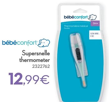 Promoties Supersnelle thermometer - Bébéconfort - Geldig van 01/01/2021 tot 31/12/2021 bij Cora