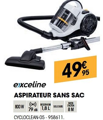 Aspirateur exceline online cycloclean