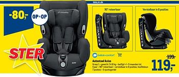 Promoties Autostoel axiss - Bébéconfort - Geldig van 27/01/2021 tot 09/02/2021 bij Makro