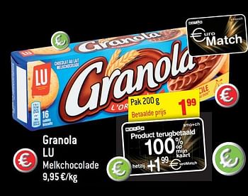 Promoties Granola lu - Lu - Geldig van 20/01/2021 tot 26/01/2021 bij Match