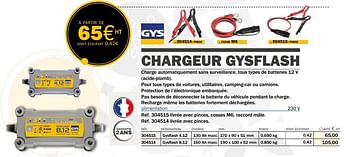 Promotions Chargeur gysflash - GYS - Valide de 14/09/2020 à 31/03/2021 chez Master Pro