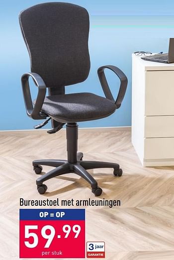 Promoties Bureaustoel met armleuningen - Huismerk - Aldi - Geldig van 30/01/2021 tot 05/02/2021 bij Aldi