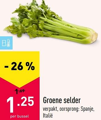 Promoties Groene selder - Huismerk - Aldi - Geldig van 25/01/2021 tot 05/02/2021 bij Aldi