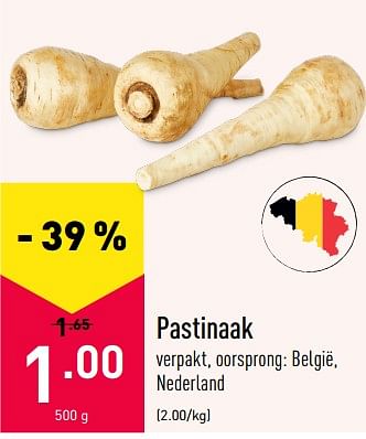 Promoties Pastinaak - Huismerk - Aldi - Geldig van 25/01/2021 tot 05/02/2021 bij Aldi