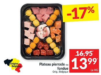 Promotions Plateau pierrade ou fondue - Produit maison - Intermarche - Valide de 26/01/2021 à 31/01/2021 chez Intermarche