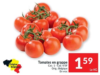 Promoties Tomates en grappe - Huismerk - Intermarche - Geldig van 26/01/2021 tot 31/01/2021 bij Intermarche